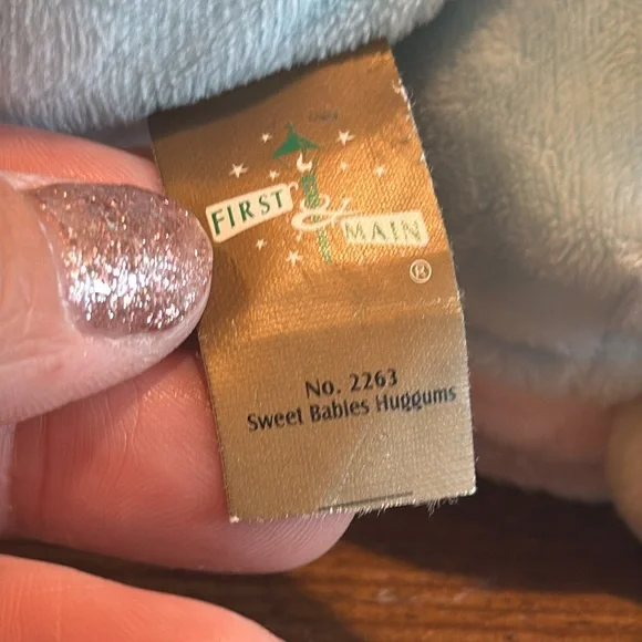 First & Main Sweet Baby Huggums No 2263 Plush Baby Rattle Stuffed animal Lovey - Picture 9 of 10